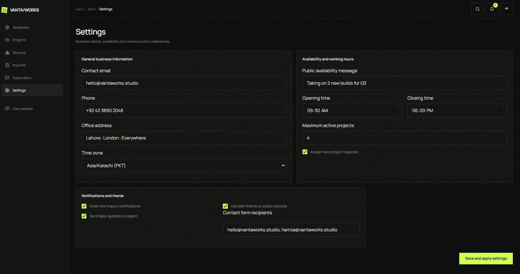 Agency Studio screenshot 1