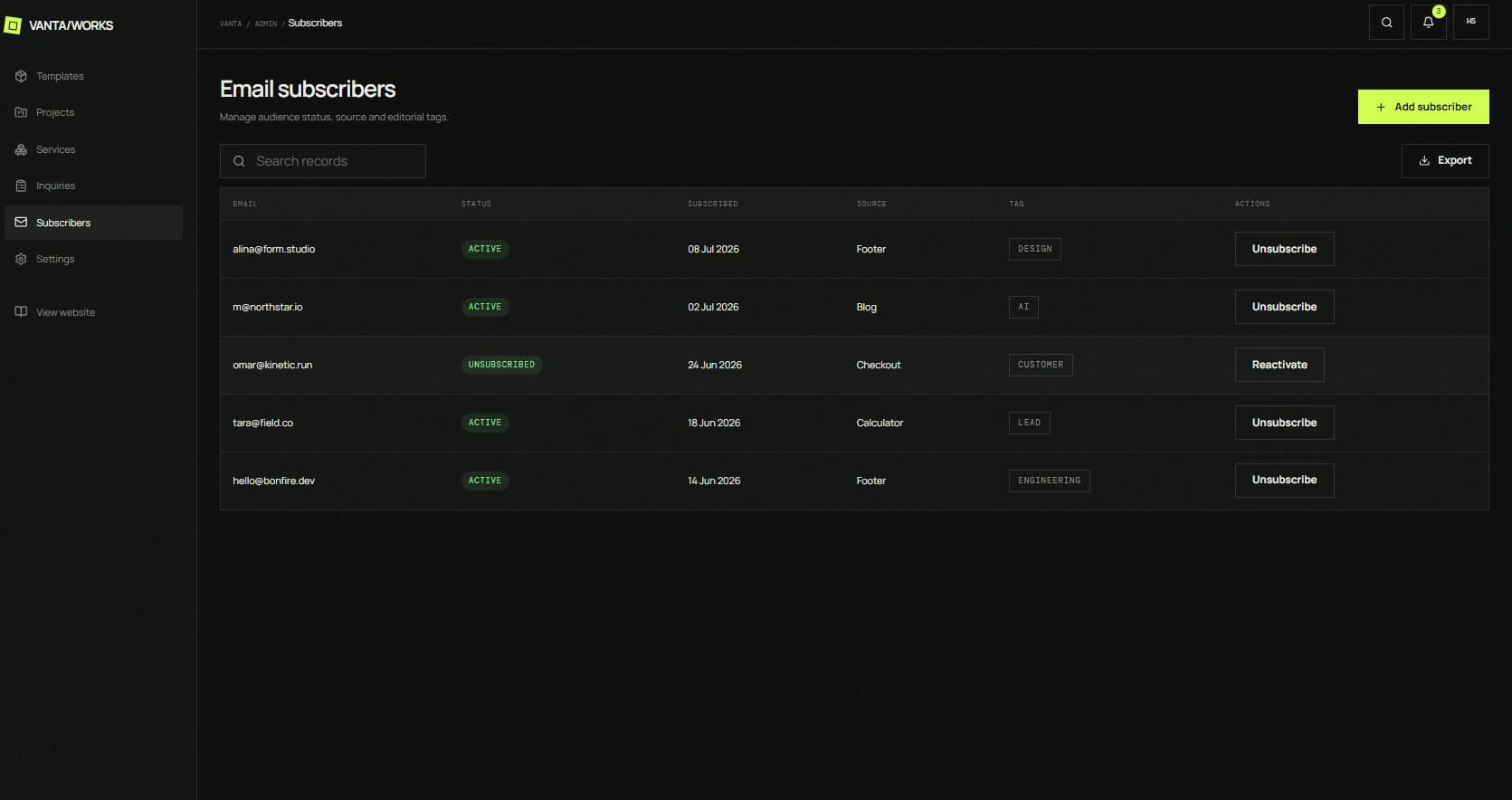 Agency Studio screenshot thumbnail 3